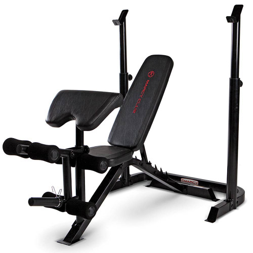 The Marcy Club Deluxe Mid Size Bench MKB-869 is essential for creating the best home gym