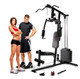 Models with the Marcy Club Home Gym MKM-1101