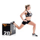 Kim Lyons using Bionic Body plyo box for HIIT conditioning workout