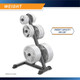 Marcy Olympic Weight Plate Tree PT-45 - Infographic -500lb Weight Capacity