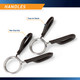 The Standard Bar Spring Clip Collars RBC-2 has a non-slip grip and are easy on the hands