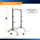 The Power Rack MWB-70500 - Dimensions