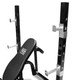 The Marcy Pro 2PC Olympic Bench | PM-842 has multiple bar catches to vary your HIIT