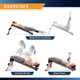 Utility Slant Board  Marcy Apex JD-1.2 - Exercises - Leg Raises Sit Ups Declined Barbell Press