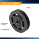 3.75" Pulley - Fits Various Models - length and linear bearing lubrication area 