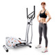 Marcy Magnetic Elliptical Trainer Cardio Workout Machine with Pulse Monitor & Transport Wheels NS-11043E with Model