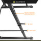 Power Cage with Multi-Position Grip Bar  Circuit Fitness AMZ-600CG - Multi Position Safety Catches