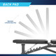 Marcy Deluxe Utility Bench SB-8062 - Infographic - Back Pad