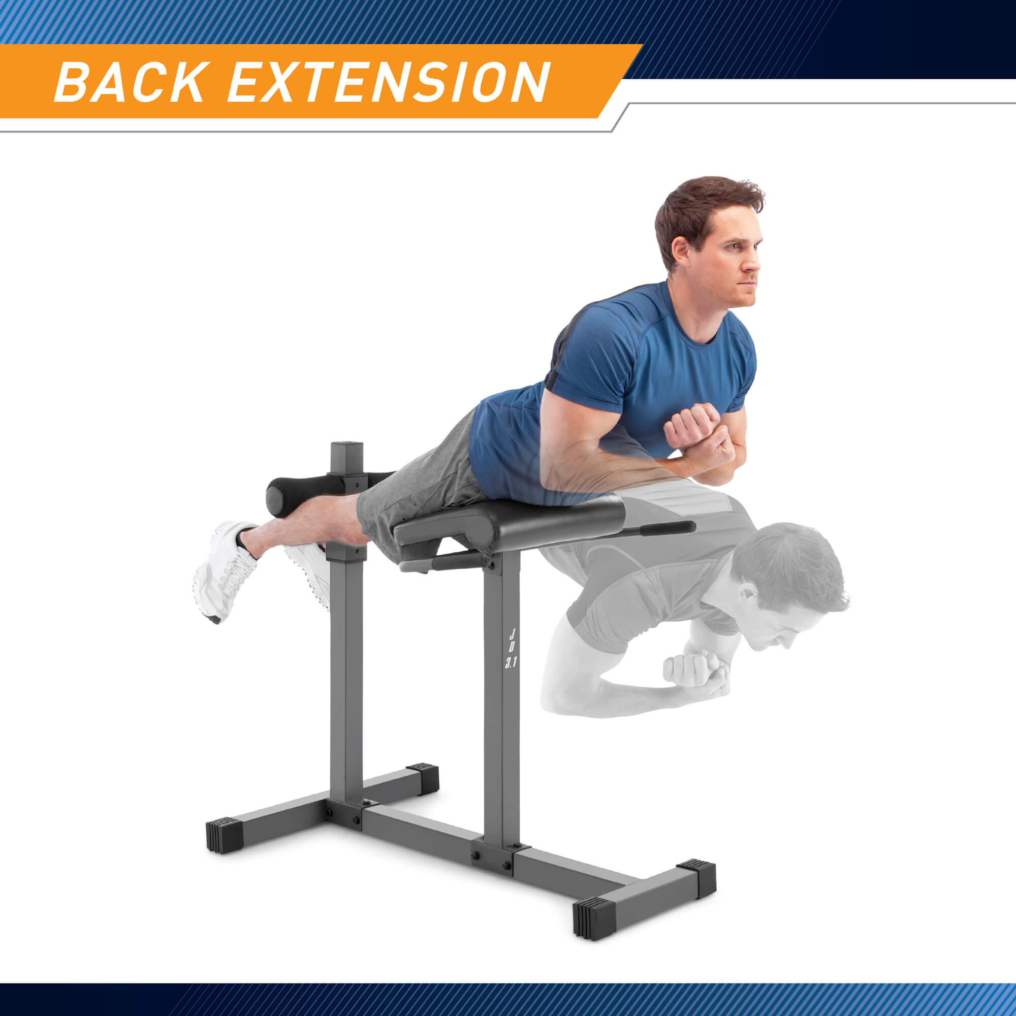Roman Chair Hyper Extension Bench Marcy JD 3.1 Quality Strength Products