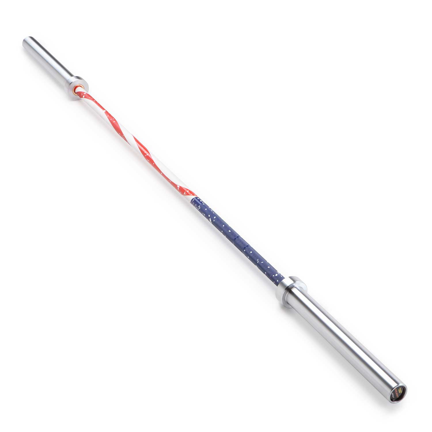 Red White and Blue USA Flag 45lb Olympic Barbell | SteelBody