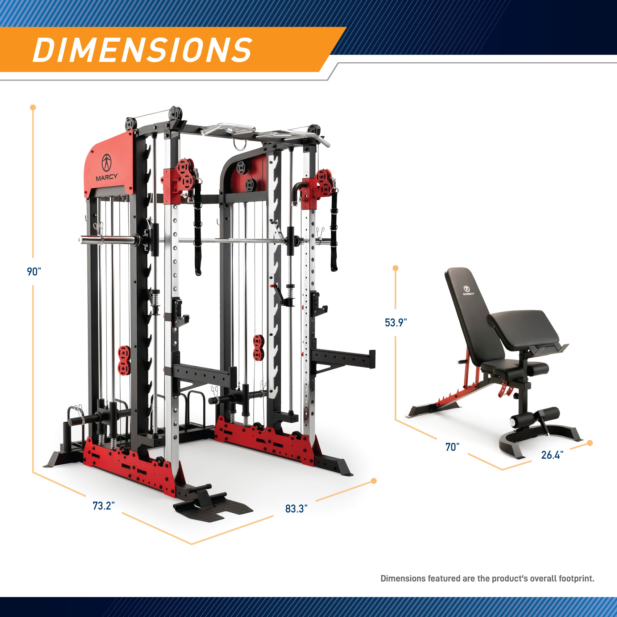 Marcy Deluxe Smith Machine SM-4903 - Shop Online - Powerhouse Fitness