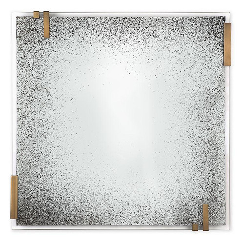 Frameless wall mirror