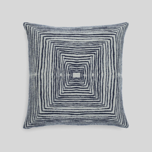 White Linear Square cushion - square