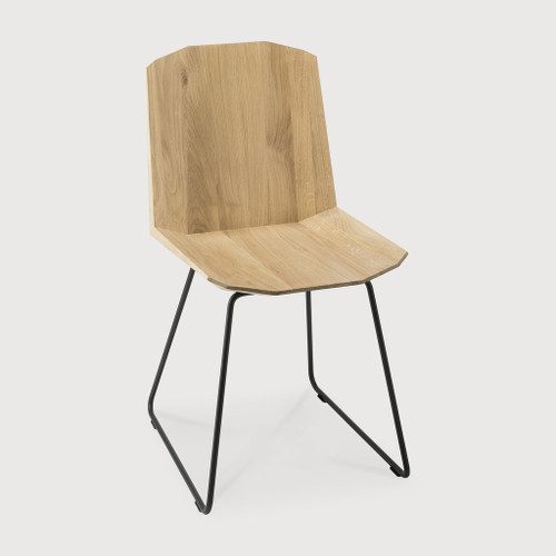 Oak Facette chair