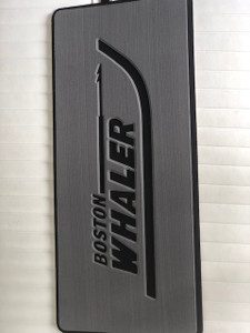 Boston Whaler Helm Pad size 12" X 27" Gray Boston Whaler Helm Pad size 12" X 27" Gray