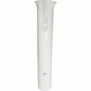 Two plastic rod holders color white