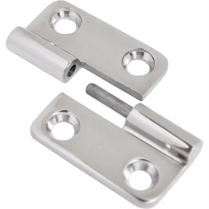 Stainless Steel Take-A-Part Hinge (Left) 1.465"L X 1.465"W Stainless Steel Take-A-Part Hinge (Left) 1.465"L X 1.465"W