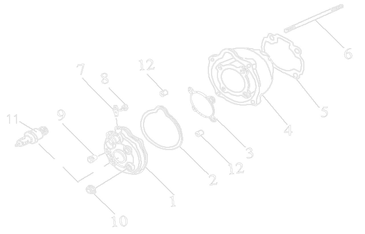 (#5) Cylinder Base Gasket, 0.25mm