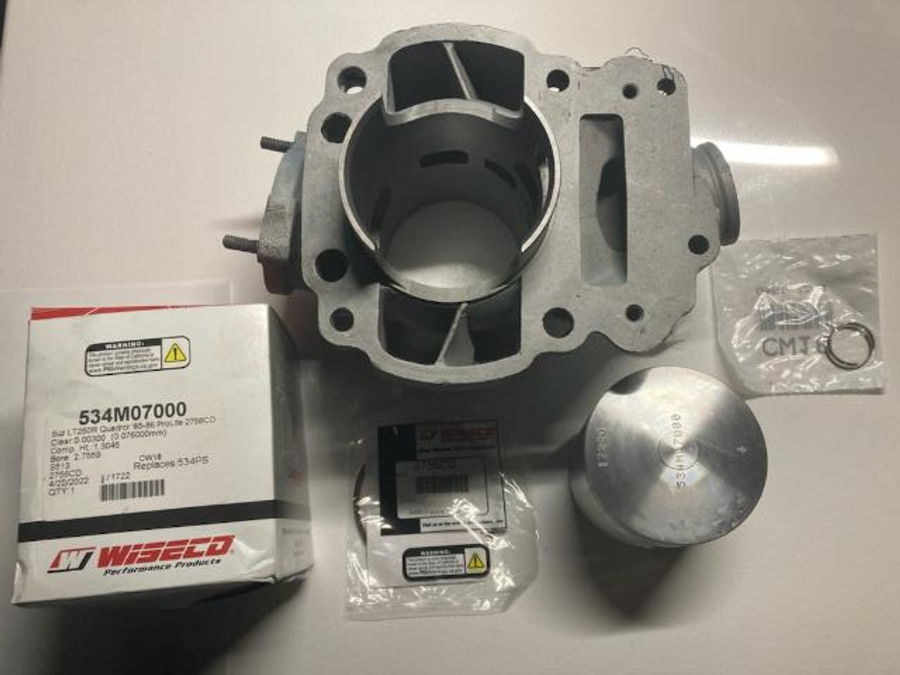 SLEEVED CYLINDER & TOP END KIT - SUZUKI LT250R 1985-1986