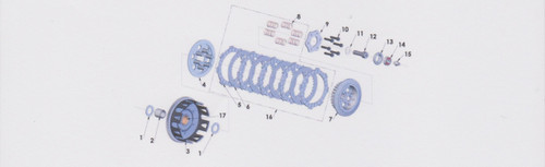 CLUTCH DISC-STEEL (4 REQ)