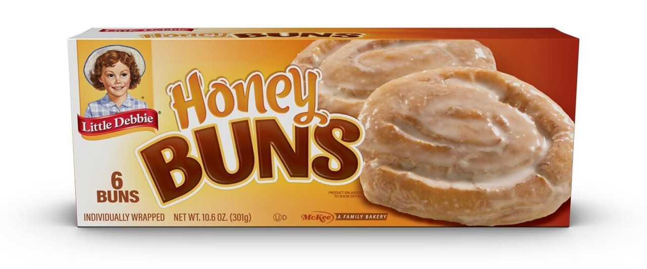 Little Debbie Buns, Honey, 6 Pack - 6 buns, 10.6 oz