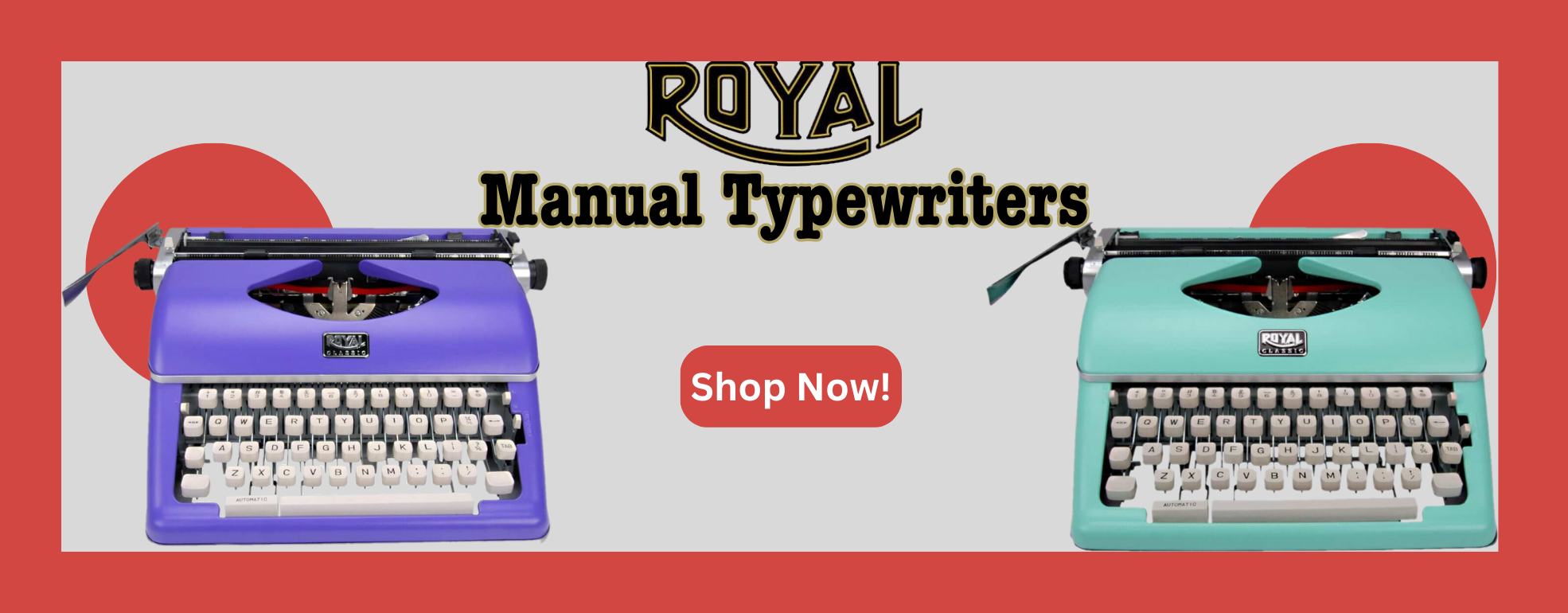 Your 1 Place For Typewriters and Typewriter Supplies