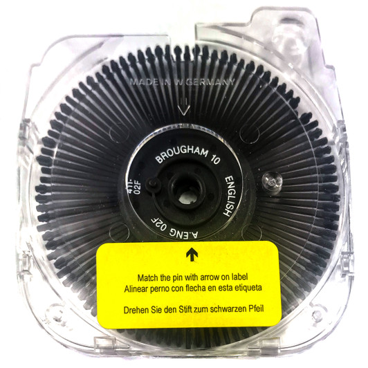 Brother Daisywheel - BROUGHAM 10 Pitch Rarotype Brand