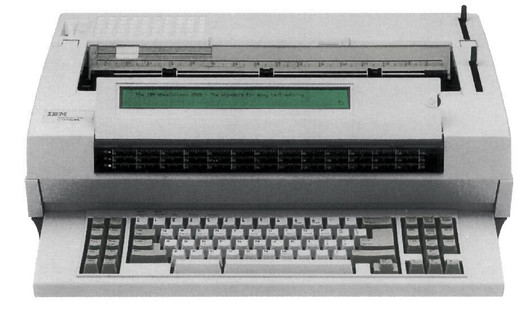 IBM Lexmark Wheelwriter 3500 Electric Typewriter 60k Storage (Reconditioned) (Front View)