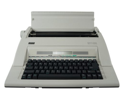Nakajima WPT-160 Portable Electronic Word Processing Typewriter (Top Open)