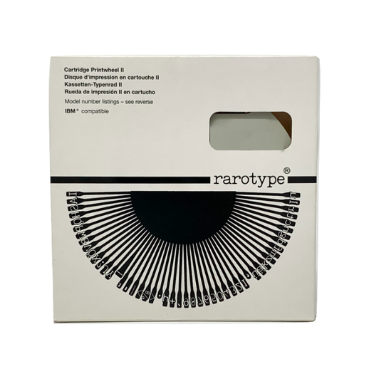 IBM Presentor 10 Printwheel by Rarotype IBM Presentor 10 Printwheel by Rarotype