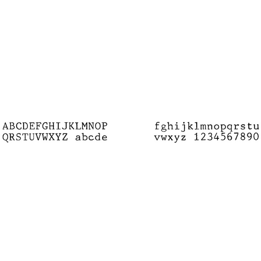 Canon Prestige Pica 10 Printwheel by Rarotype (Print Preview)