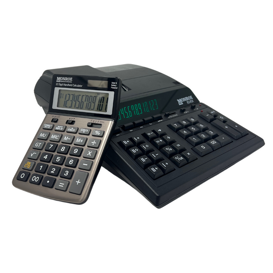 Monroe 8145X 14-Digit Dual-Memory Heavy-Duty Accounting Printing Calculator (8145X and Handheld)