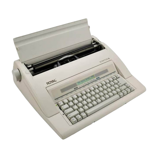 Royal Scriptor II Typewriter (Left)