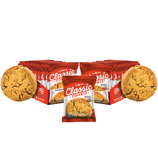 Classic Cookie Soft Baked Peanut Butter Cookies made with Peanut Butter Chips, 2 Boxes, 16 Individually Wrapped Cookies