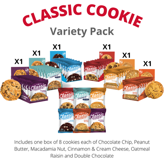 Classic Cookie Soft Baked Variety Pack, 48 Individually Wrapped Cookies, 3 oz Per Cookie Classic Cookie Soft Baked Variety Pack, 48 Individually Wrapped Cookies, 3 oz Per Cookie