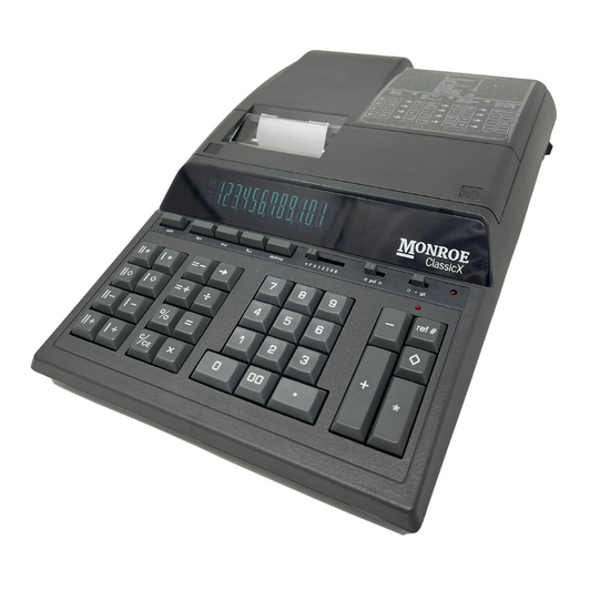 Monroe ClassicX 12-Digit Heavy-Duty Printing Calculator (Tilted) Monroe ClassicX 12-Digit Heavy-Duty Printing Calculator (Tilted)