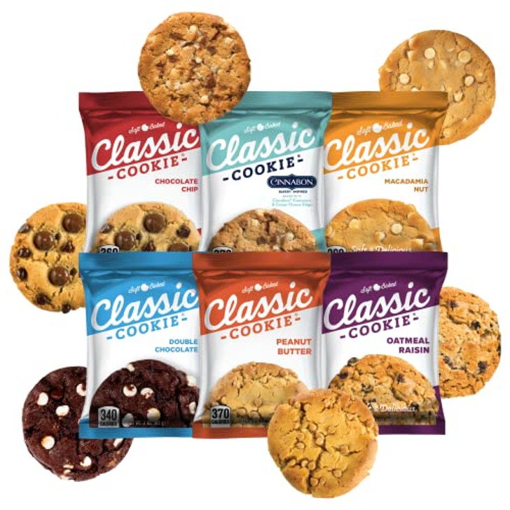 Classic Cookie Soft Baked Variety Pack, 48 Individually Wrapped Cookies, 3 oz Per Cookie