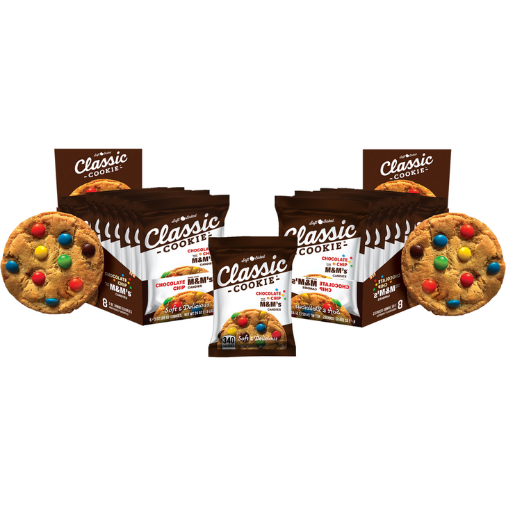 Classic Cookie Soft Baked Brownie Rounds made with M&M's® Candies (2pk)