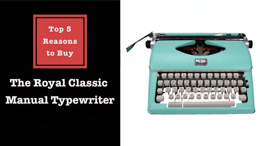 Royal Epoch Manual Typewriter (Black) - Royal