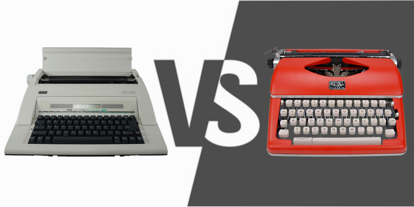 The Typewriter Showdown: Manual vs Electric - , a division  of Monroe Systems for Business