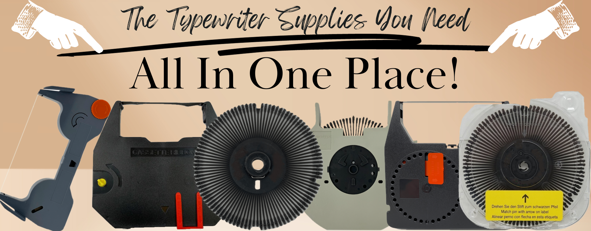 The Typewriter Supplies You Need. All In One Place! Shop Now.
