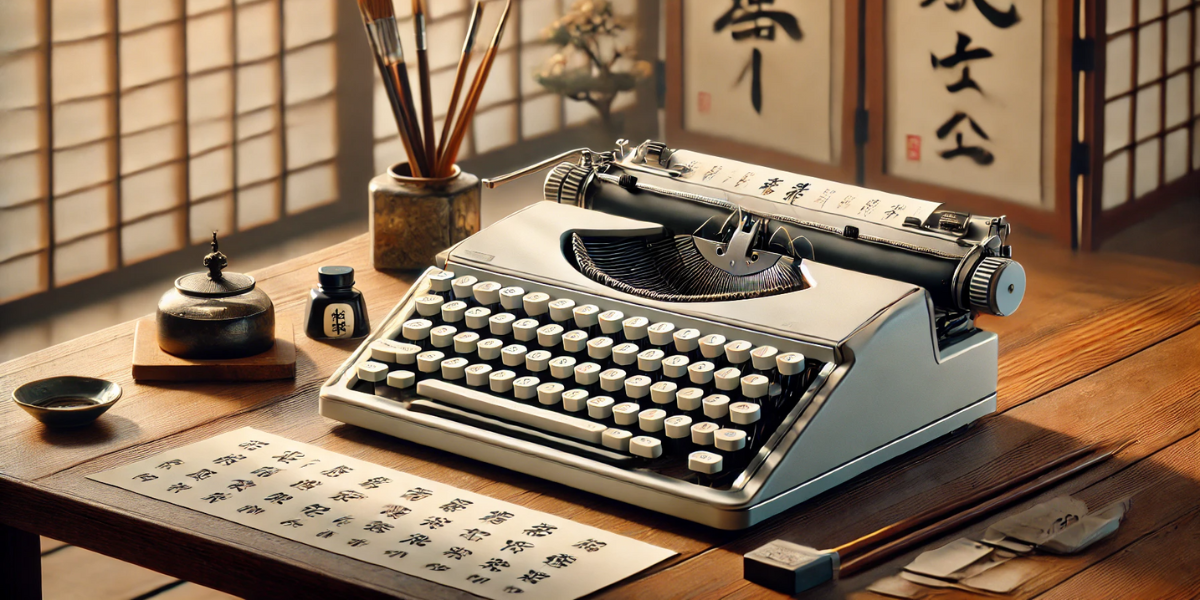 Typewriters used in Japan