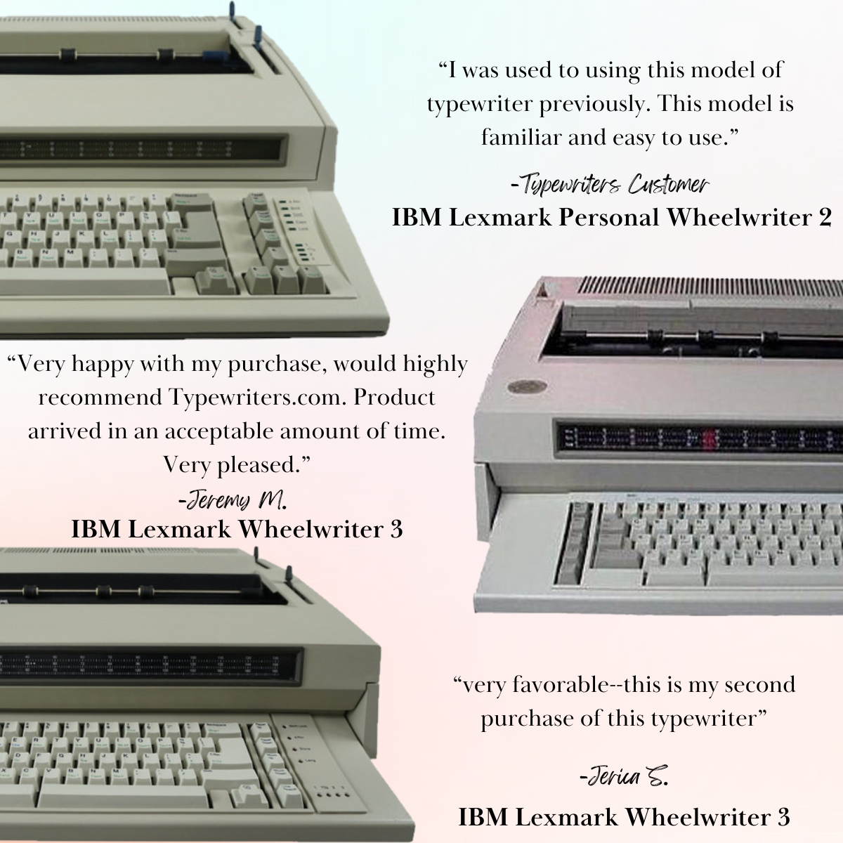 IBM Wheelwriter Reviews