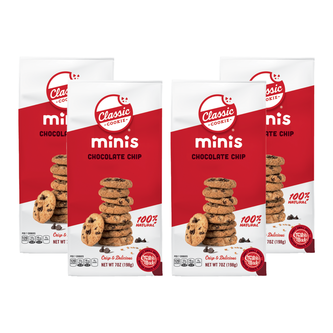 Classic Cookie Minis Crispy Chocolate Chip Cookies made with Hershey's® Chocolate Chips