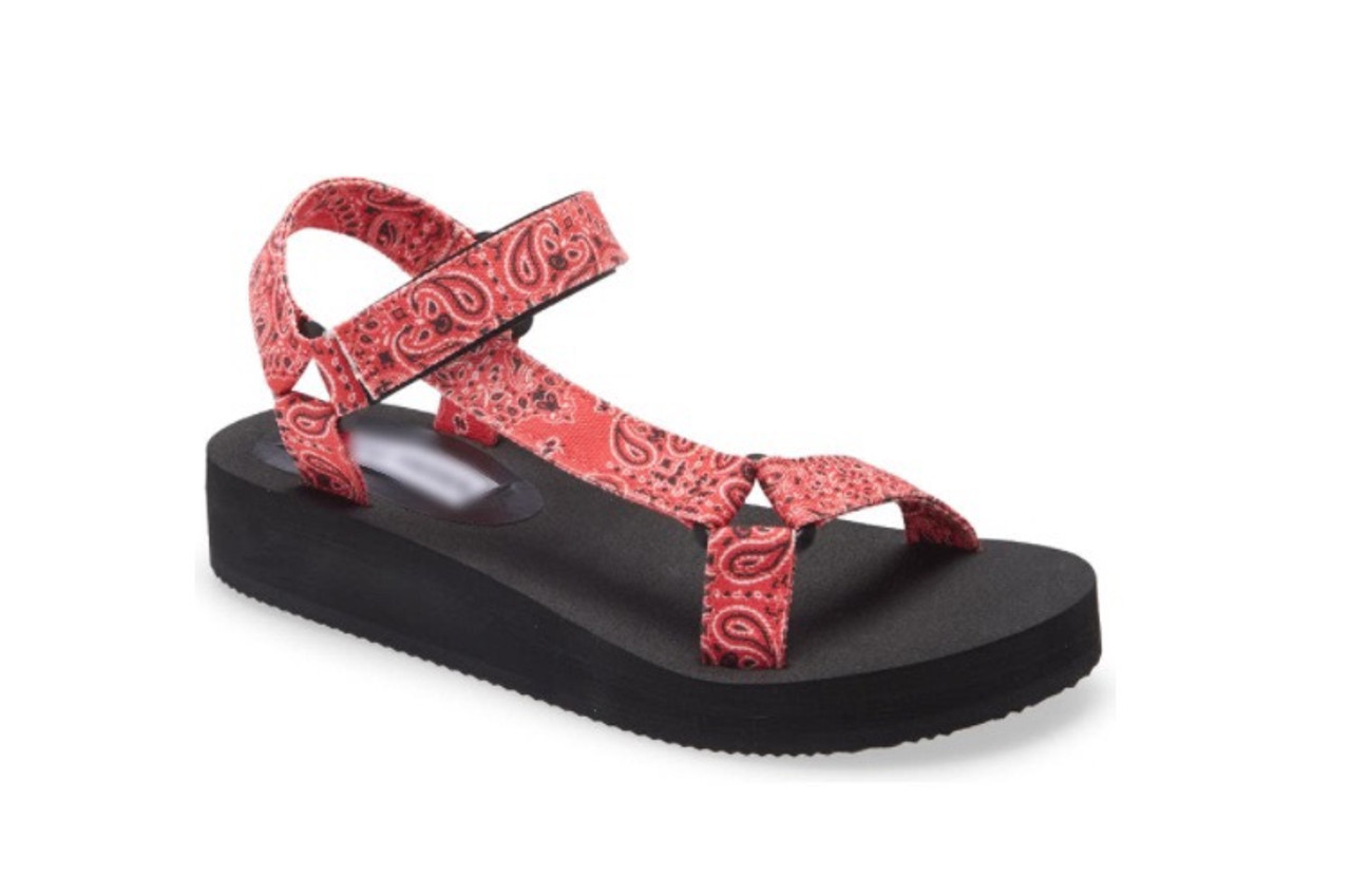 Red Bandana Sandal Maxine