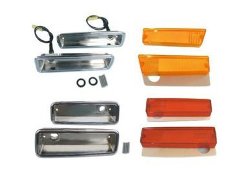 1215-70CHBLKIT Mopar 1970 Dodge Charger Side Marker Kit