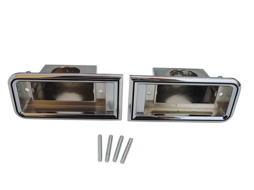 1305-66 Mopar 1966 Dodge Coronet Back-Up Light Bezels