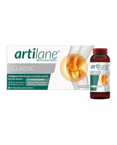 15 monodosis bebibles colágeno + ácido hialurónico sabor frambuesa artilane classic