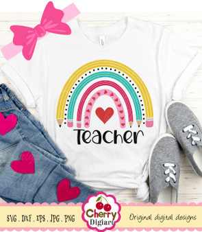 SCH47 Teacher rainbow