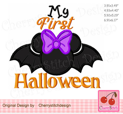 HL0111 My First Halloween_Bat Minnie